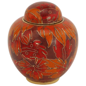 Fall Leaf Cloisonne - Miniature